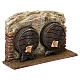 Ambientazione botti presepe 10 cm scenografia 10x20x5 cm s3