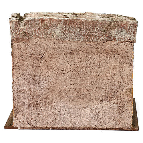 Magasin de pâtes avec tente crèche 12 cm décor 20x25x15 cm 4