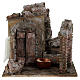 Lavanderia presepe 10 cm ambientazione 20x20x15 cm s1