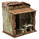 Pub with table and barrel for Nativity Scene with 12 cm characters 25x25x20 cm s3