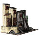 Borgo di case presepe 10 cm ambientazione 40x50x30 cm s3