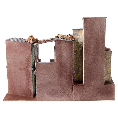 Borgo cittadino presepe 12 cm ambientazione 45x60x35 cm 8