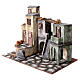 Borgo cittadino presepe 12 cm ambientazione 45x60x35 cm s3