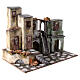 Town houses with mountain 12 cm nativity setting 45x60x35 cm s5