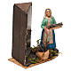 Woman by the fireplace for Neapolitan Nativity scene 8 cm s3