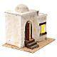 Arab house with door illuminated staircase, 20x25x20 cm s2