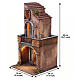 Casa illuminato con balcone su due piani 40x20x20 s2