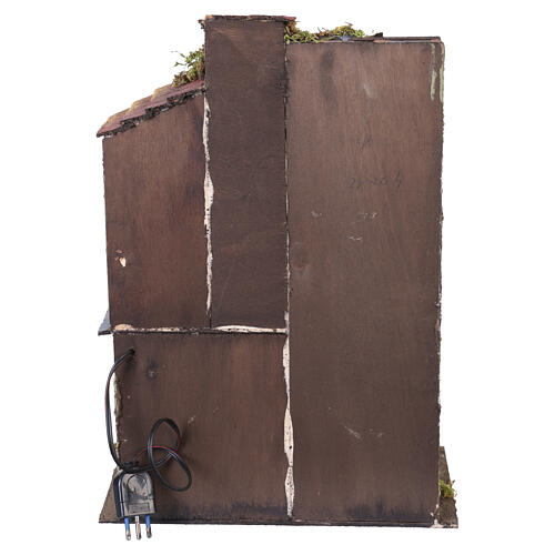 Ambientazione doppio arco e porte finestrate 42x30x20 presepe napoletano 4