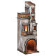 Three-storey Neapolitan nativity house setting with stable, 50x15x20 cm s3