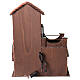 Two story building with stables, terrace and canopy for Neapolitan Nativity Scene 40x35x20 cm s4