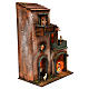 Nativity scene setting house with Holy Family, terracotta statues included 45x30x20 cm s4