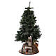 Neapolitan nativity Christmas tree village 150 cm 8 cm figures s5