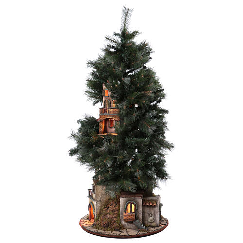 Neapolitan nativity tree 150 cm, for 8 cm figures 7