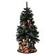 Neapolitan nativity Christmas tree village 150 cm with 8 cm figures s1