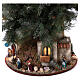 Neapolitan nativity Christmas tree village 150 cm with 8 cm figures s7