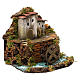 Wassermühle mit Fluss und Häuschen 20x35x20cm neapolitanische Krippe s3