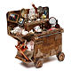 Neapolitan Nativity scene, secondhand dealer cart 18-22 cm s4