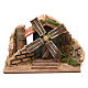 Moving windmill statue 10x15x10 cm, for 7 cm nativity s1