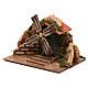 Moving windmill statue 10x15x10 cm, for 7 cm nativity s2