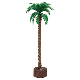 Musgo, Líquenes, Plantas, Pavimentações: Palmeira base de encaixe 20 cm para presépio com figuras de 10-11 cm de altura média Musgo, Líquenes, Plantas, Pavimentações: Palmeira base de encaixe 20 cm para presépio com figuras de 10-11 cm de altura média