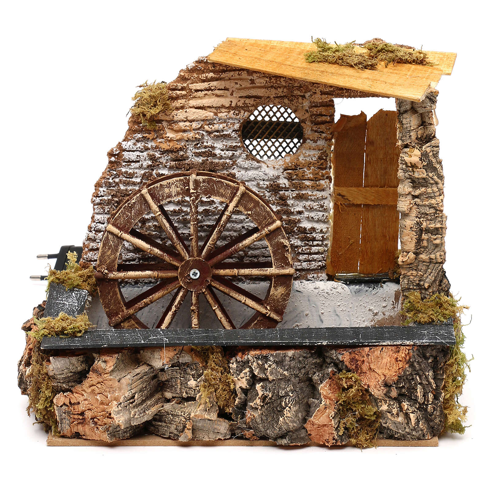 Watermill with working pump, for 13 cm nativity online sales on