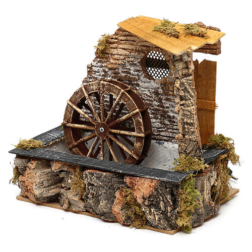Watermill with working pump, for 13 cm nativity 3