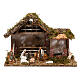 Nativity stable with Holy Family fountain, 10 cm s1