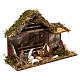 Nativity stable with Holy Family fountain, 10 cm s3