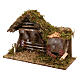 Stable with fountain and hay, 10 cm nativity s2