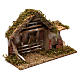 Stable with fountain and hay, 10 cm nativity s3