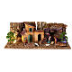 Nativity village with a house and night lights, for 7 cm nativity s1