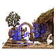 Stable with arch nighttime and 10 cm Nativity scene Moranduzzo s2
