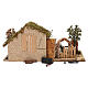 Stable with arch nighttime and 10 cm Nativity scene Moranduzzo s5