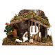 Stable with oven and Nativity scene 10 cm Moranduzzo s1