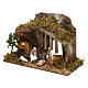 Cabana com forno e Natividade para presépio Moranduzzo com figuras de 10 cm de altura média s2