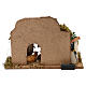 Cabana com forno e Natividade para presépio Moranduzzo com figuras de 10 cm de altura média s4