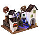 Village with staircase, oven and lights for nativity 8-9 cm OVERNIGHT EFFECT s5