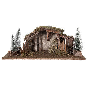 Stables and grottos: Grotto with fountain and Holy Family, 8 cm Moranduzzo nativity Stables and grottos: Grotto with fountain and Holy Family, 8 cm Moranduzzo nativity