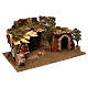 Cave with cottage and oven for Nativity scene 12 cm s2