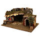 Cave with cottage and oven for Nativity scene 12 cm s3