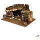 Cave with cottage, oven and Holy Family for Moranduzzo Nativity scene 12 cm s2