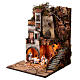 Neapolitan nativity village with 8 cm figures and well 55x40x40 module 5 statues. s3