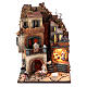 Neapolitan nativity village 8 cm figures with fountain 55x40x40 module 6 s1