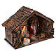 Neapolitan Nativity stable with 22 cm Holy Family statues, 45x65x35 cm s3