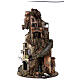 Wieża okrągła 90x60 cm, szopka neapolitańska, do figurek 10 cm s11