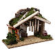 Wooden hut with LED oven 25x40x20 cm s3