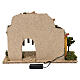 Wooden Nativity stable with LED oven, 25x40x20 cm s4