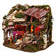 Krippenszenerie, Hütte mit Brunnen, 30x45x25 cm, mit Figuren von Moranduzzo s2