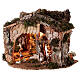 Höhle mit Spiegel für Tiefenwirkung, 40x50x35 cm, mit 10 cm Figuren von Moranduzzo s4