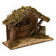 Nativity stable in wood and cork, 25x35x15 cm s2